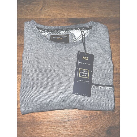 Nicklel & Iron Large Luxe Cotton Knit Men’s Short Sleeve Desire To Be Different - Picture 6 of 7